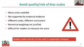 ASA Evidence Synthesis & Meta-Analysis Workshop, Day 1,  Part 2