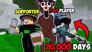 Using The NEW Support Class With The #1 Player To Survive 99 Nights In The Forest..(do not use)