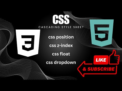 css tutorials for beginners in telugu| css position| z-index| float| dropdown #csstutorialsintelugu