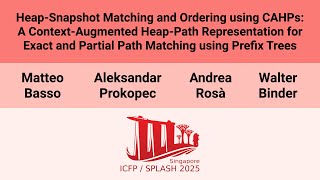 [OOPSLA'25] Heap-Snapshot Matching and Ordering using CAHPs: A Context-Augmented Heap-Path(…)