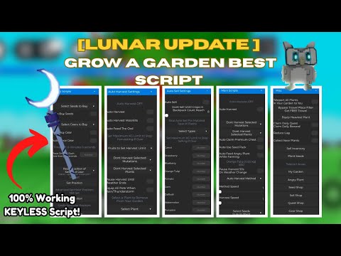 [Lunar Update] Grow a Garden Script – Auto Farm, Egg Duplication & Instant Hatch – Keyless