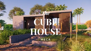 CUBE HOUSE - The tropical house #007 | Sketchup + Enscape Visualization