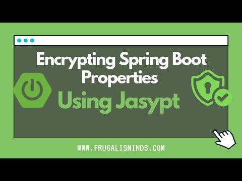 Encrypting Spring Boot Properties Using Jasypt | Spring Boot Application Encryption Example #jasypt