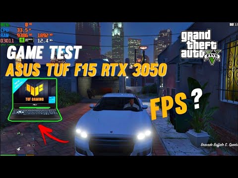 GTA V game test in Asus Tuf f15 i5-11400H in High FPS? • GTA5 Gameplay In High settings