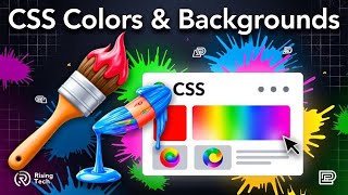 🎨 CSS Properties Explained: Colors & Backgrounds | Web Design Basics | Rising Tech