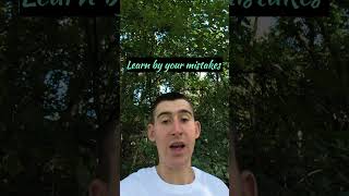 Learning from your mistakes🔝#learningfrommistakes #awarenessvideo #selfimprovementdaily