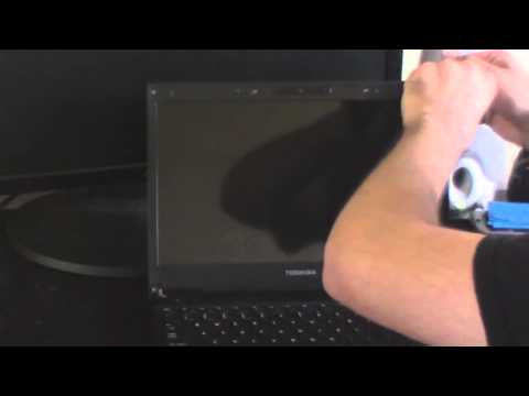 Laptop screen replacement - How to replace laptop screen on Toshiba Portege r835-p56x