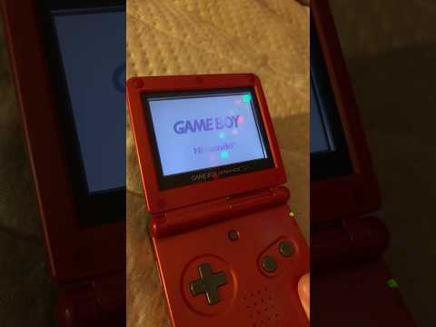Gameboy Advance SP ASMR  #gameboy #retro #gba #nostalgia #amsr