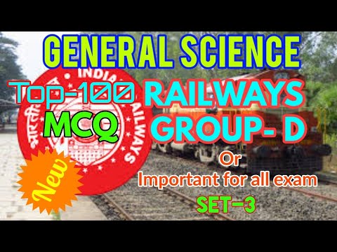 Top 100 Indian railways group- d General science physics & chemistry mcq & gk question with answer