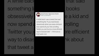 from books to twitter scroll | Subscribe for more #motivation 😊👍