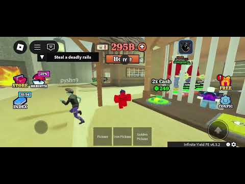 (STEAL A DEADLY RAILS) Script Roblox New