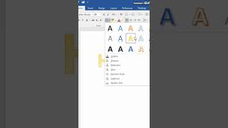 Text shadow in Ms Word / How to come Text in ms word #msword  #mswordmagic  #mswordtricks
