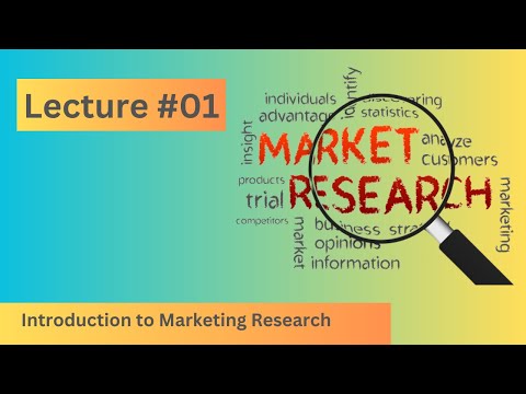 Introduction to Marketing Research | Lecture 1