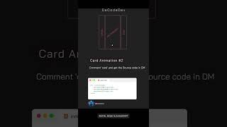 Card Animation Part 2 using HTML & CSS #animation #css #webdevelopment