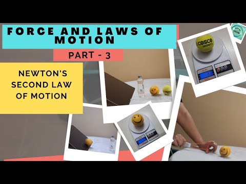 Force and Laws of Motion Part -3| Newton's Second Law of Motion| Activity Based Learning