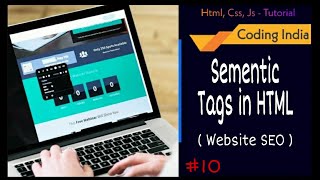 10) Semantic Tags / Elements in HTML  | Website SEO  | Web Development Course  | #10