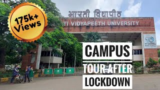Bharti Vidyapeeth University Pune || Campus Tour & Memories || After Lockdown 2021 || Mistalee Anant