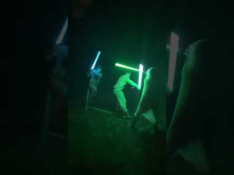 FAMILY LIGHTSABER DUEL #lightsaber #starwars #lightsaberduel