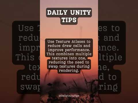 How to optimize texture usage in unity? #FreeTutorials#UnityTips#UnityCommunity#GameDevTips