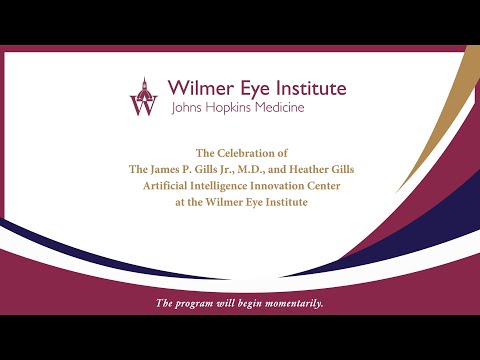 The Celebration of The Gills Artificial Intelligence Innovation Center at the Wilmer Eye Institute