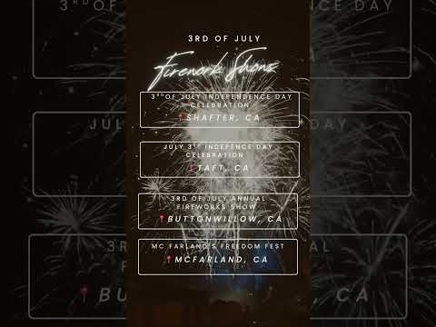 Happy 4th of July! 🎆 Celebrate Independence Day in #Kern County #bakersfield #california