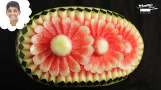 Fruit Carving | Ukiran Sayuran & Buah | แกะสลัก | Khắc trái cây và rau | khắc trái cây | Carving 85