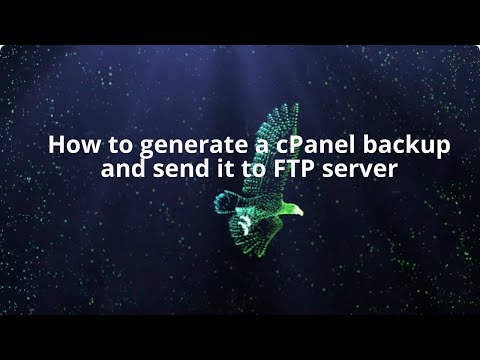 How to generate a cPanel backup and sent it to FTP Server with Eaglecoast Hosting