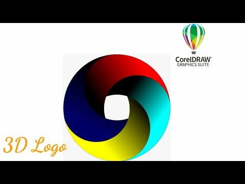 How to make a 3D Logo in corel draw || corel draw ma 3D logo banaye