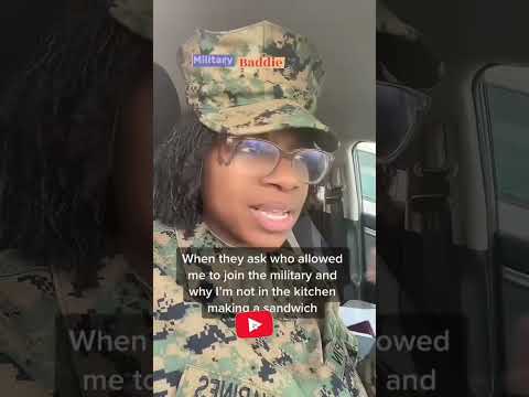 Who LET women JOIN our MiLiTArY #growup #shorts #military