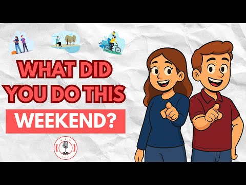 🎙️Talk About Your Weekend in English – Real-Life Phrases | Daily English Podcast for Learners!
