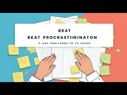 This 7-day productivity challenge will help you adopt a more focused and fulfilling lifestyle