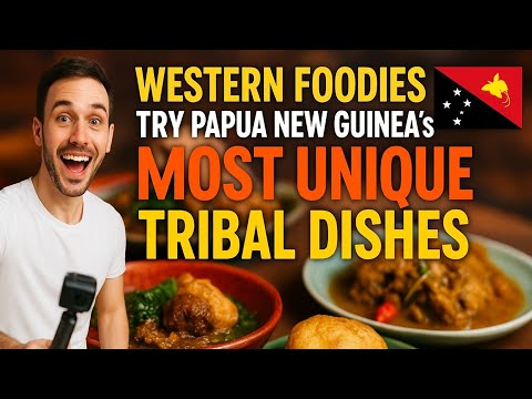 Western Foodies Try Papua New Guinea’s Most Unique Tribal Dishes | Mr Gillani