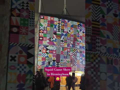 Squid Game Announcement at City Center Birmingham 😯😍 #uk #birminghamengland #christmas
