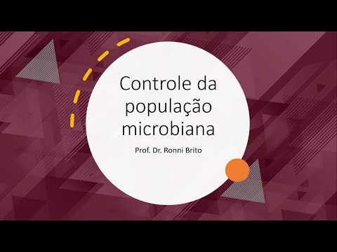 Controle da população microbiana