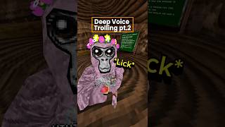 DEEP VOICE Trolling 2 😂 #gorillatag #gtag #recommended #viral