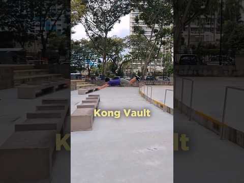 Kong Vault • 2 EASY exercises for beginners. #parkour
