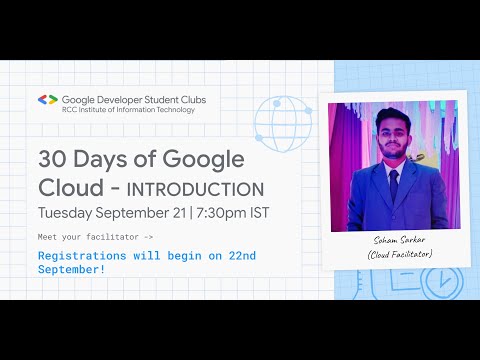 30 Days of Google Cloud | Introduction Session #30daysofgooglecloud