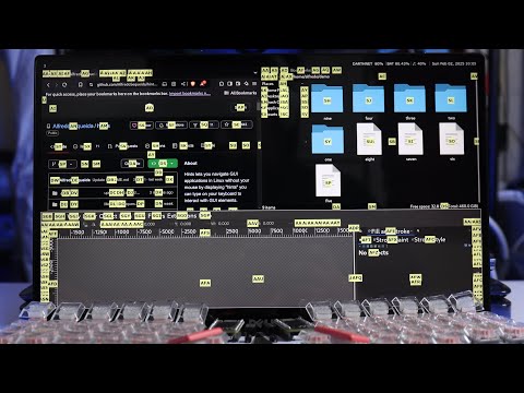 I made Vimium for the Linux desktop | Use Linux without a mouse