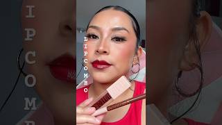 🍒Lip Combo 🍒con ​⁠​⁠@MaybellineNYME  #parati #makeup #lipcombo #lipcombotutorial #shorts