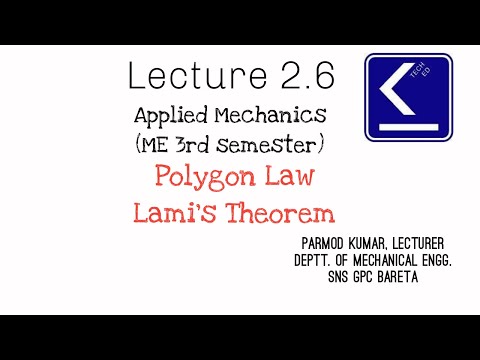 Lecture 2.6 Applied Mechanics