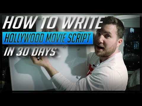 Scriptwriting A Hollywood Movie Screenplay