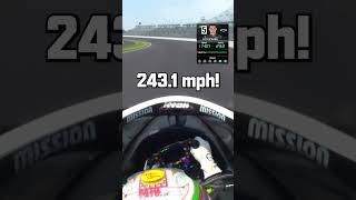 243 MPH?! 😱 Here's what it looks like from the cockpit 🏎️