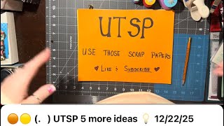 🟠🟡 (2587) UTSP 5 more ideas 💡 12/22/25