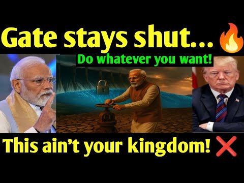 India Says NO! Refuses to Release Water to Pakistan Despite US Pressure 💧🇮🇳