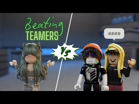 Beating TEAMERS in MM2🙊 (I Made Them RAGE QUIT) *Murder Mystery 2*