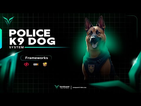 FiveM Script | Police Dog/K9 Script [ESX/QBCore] 🐕