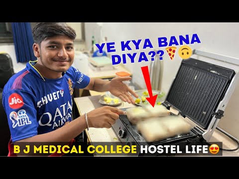 MBBS Student Cook HEALTHY FOOD In HOSTEL 🍕 | BJMC Hostel LIFE *Vlog*