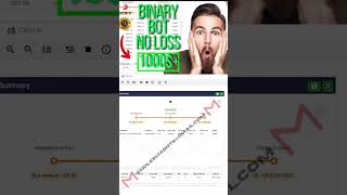 binary bot no loss 2023 #shorts #binarybot #derivbot