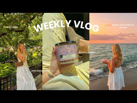 WEEKLY VLOG | my golden birthday, typical week, cozy vibes