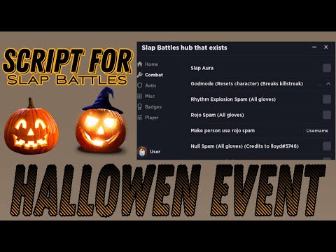[🎃HALLOWEEN] Slap Battles Script  | FASTEST Auto Farm, Slap Aura | EVENT FARM!
